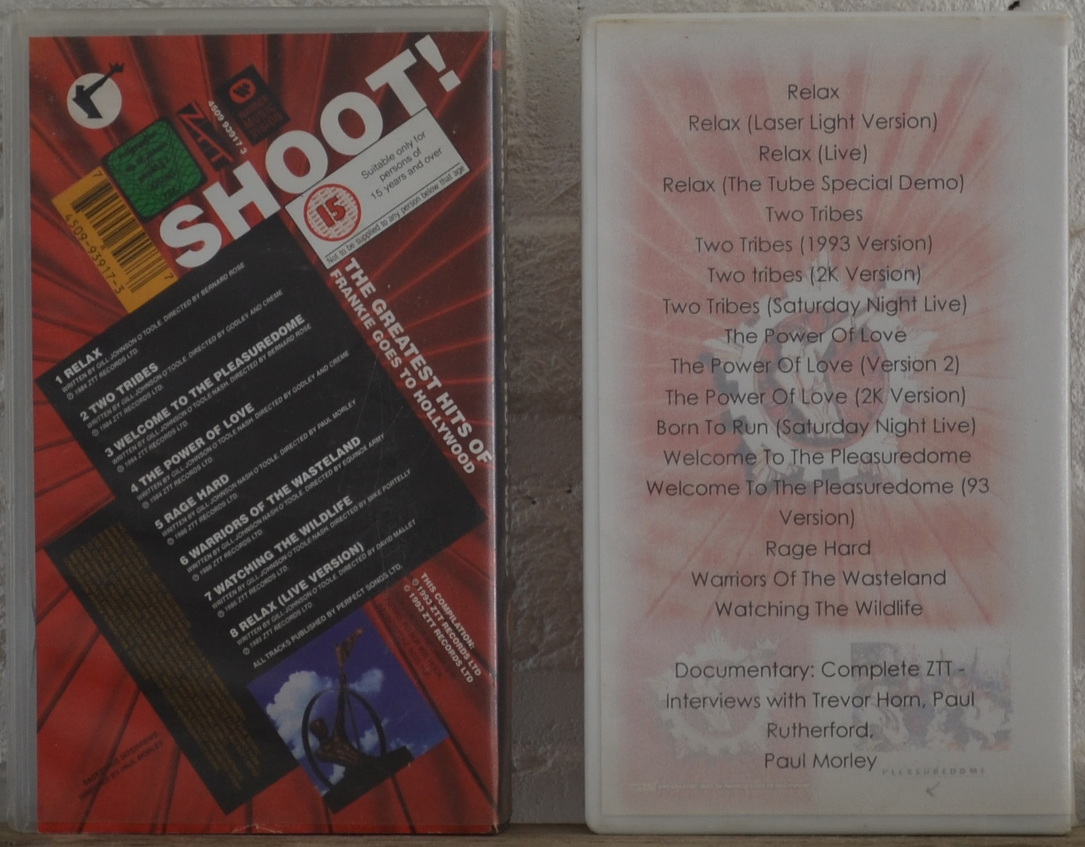 Shoot, Frankie's greatest hits